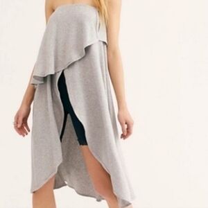 NWOT - Free People Gray Maxi Top. Size XS